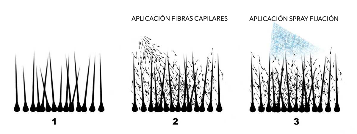 fibras capilares castaño medio